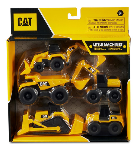 Cattoysofficial, Cat Little Machines Toys Con 5 Piezas: Cami