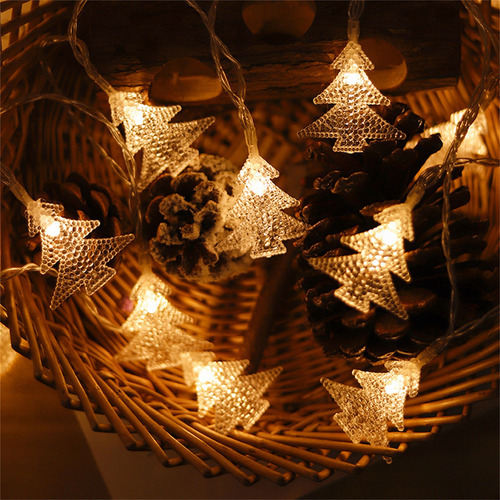 Cadena De Luces Led Q Para Árbol De Navidad, Luces Navideñas