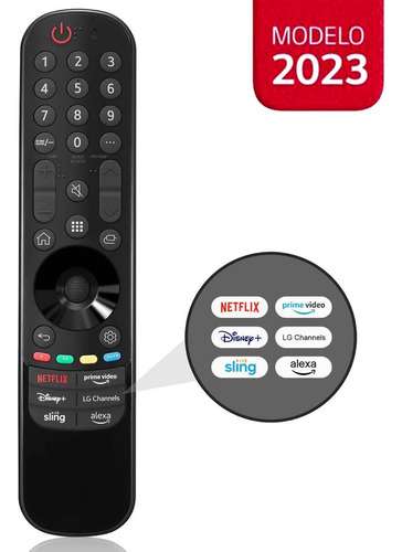 Control Magic LG Mr23 Con Botón Alexa Y LG Channels 2023