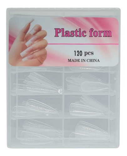 Tips Stiletto Dual Systems Profesional  (100 Unidades Clear)