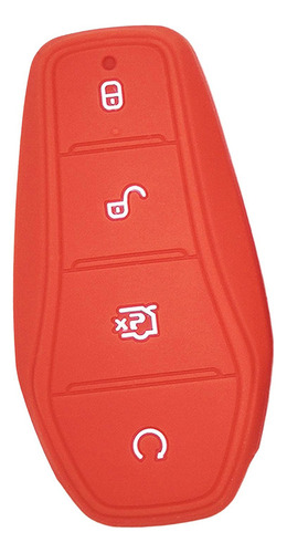 5 Funda De Silicona Para Llave De Coche, Reemplazo De Rojo