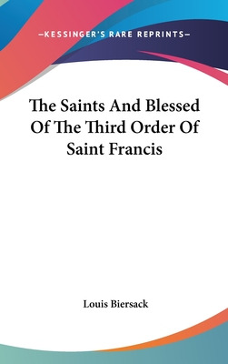 Libro The Saints And Blessed Of The Third Order Of Saint ...