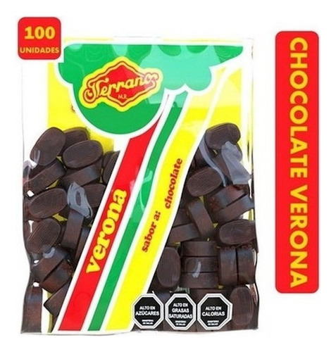 Chocolate Verona Bolsa De 100 Unidades 680 Gramos