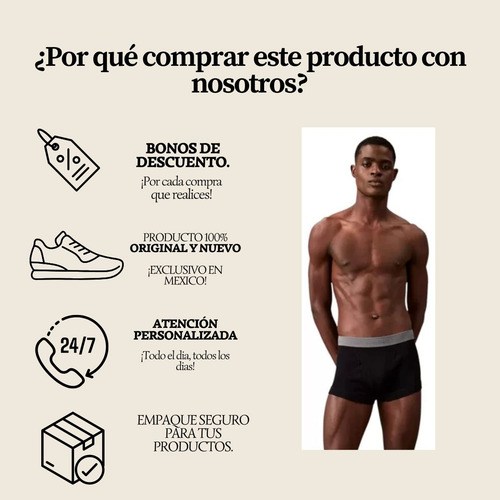 Bóxer Calvin Klein Algodón 5 Pack 1897421 Original