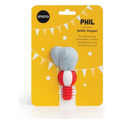 Phil - Wine Stopper - Keep Wine Fresh With Reusable Win...