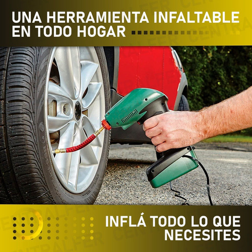 Compresor De Aire Portátil 12v Automóvil Inflador Manometro