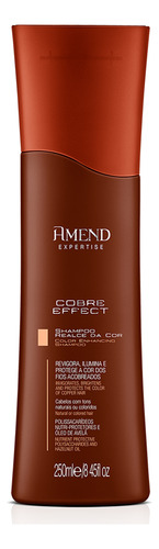 Kit Shampoo E Mascara Realce Da Cor Para Cabelos Cobre