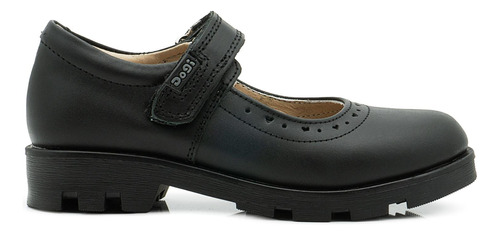 Zapatos Escolares Casuales Niña Piel Dogi Negro 18-21