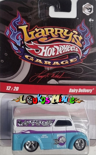 Hot Wheels Dairy Delivery Larry´s Garage 12/20 Az/bco