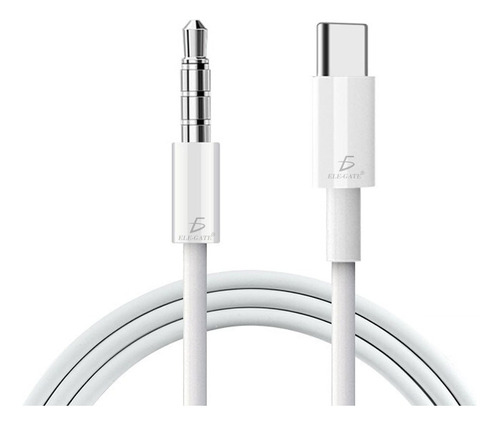 Cable Auxiliar Tipo C A Audio Estéreo 3.5mm Audífonos Coche