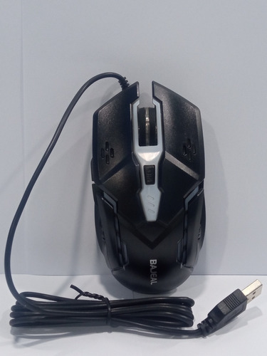 Mouse Bajeal D2 Rgb Leds 6d 2400dpi 2ms Boton Game Otiesca