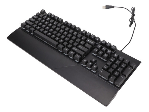 Reposamuñecas Con Cable Rgb De Tacto Mecánico, 104 Teclas, T