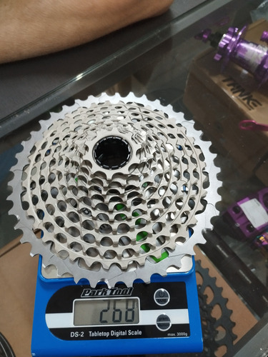Casete Sram Xx1 10-42 de 11 V, color plateado, número máximo de dientes 42, número mínimo de dientes 10