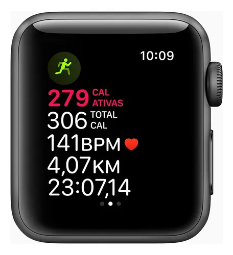 Apple Watch Series 3 GPS Caixa de alum nio cinza espacial de