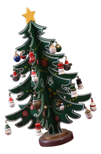 Adorno De De Navidad En Miniatura De Madera Para Hacer Tú