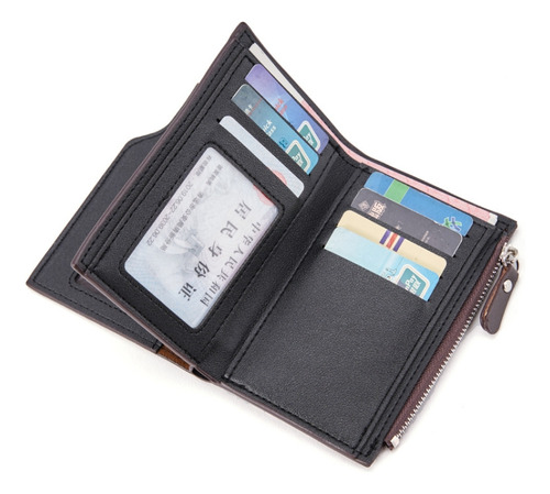Cartera Corta Beedovr 9902 Para Hombre, Con MĂșltiples Tarjet