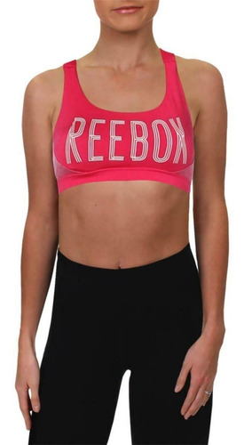 Blusa Top Mujer Reebok Crossfit Rosada M Gym Train Camisilla