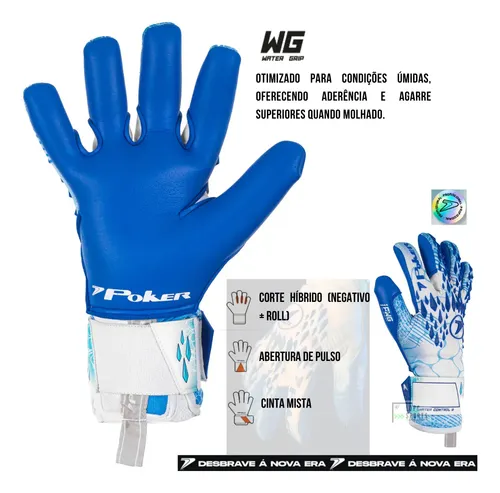 Luva De Goleiro Poker Water Control Super Profissional 3 Pwg