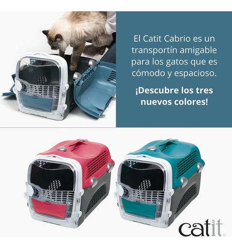 Cat It Cabrio Kennel Moderno Transportador Para Gatos Azul