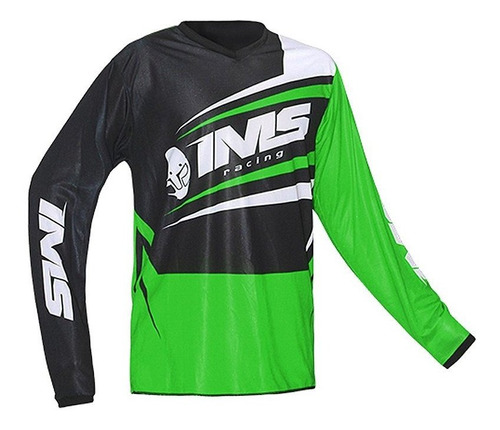 Camisa Ims Flex Verde Preta Trilha Motocross Promoção