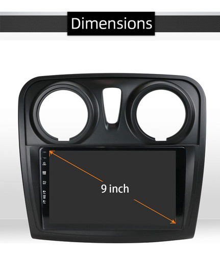 6+128g Auto Estéreo Para Renault Dacia Logan 2 Sandero Dab