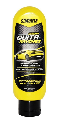 Simoniz Crema Quitarayones 120ml Para Accesorios Náuticos