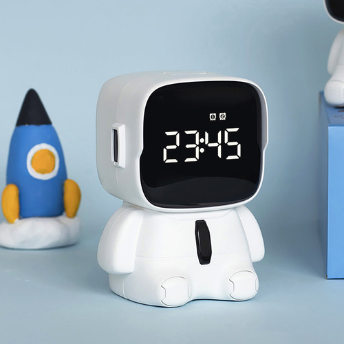 1 Despertador Inteligente Con Diseño De Astronauta De