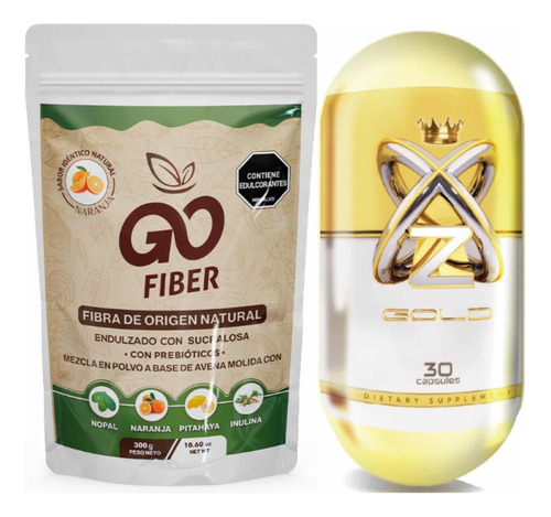 Go Fiber + Zx Gold Quemador De Gr - Unidad a $42500