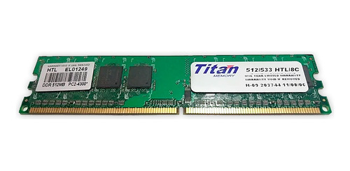 Titan 512mb Ddr2 533mhz Pc2-4300 240-pin Cl4 1.8v Unbuffered