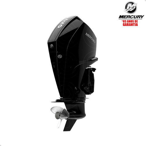 Motor De Popa Mercury 4t 250hp L V8 Dts Pessoa Física Preto