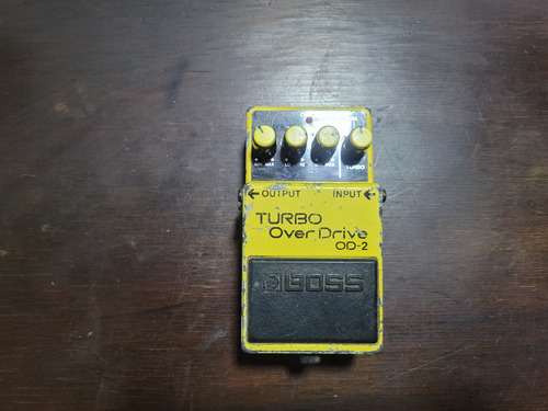 Boss Turbo Overdrive Od2 Amarelo (Usado)
