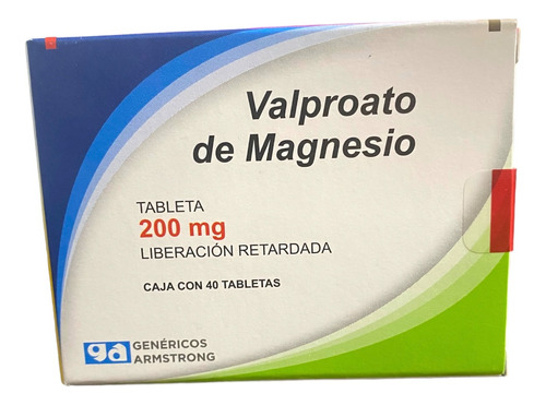 Valproato De Magnesio 200 Mg 40 Tabletas