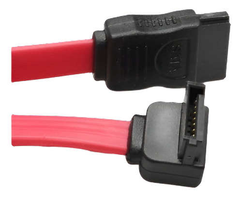 5 X Sata2 De Rojo En Forma De L Cable Para Disco Duro De Sat