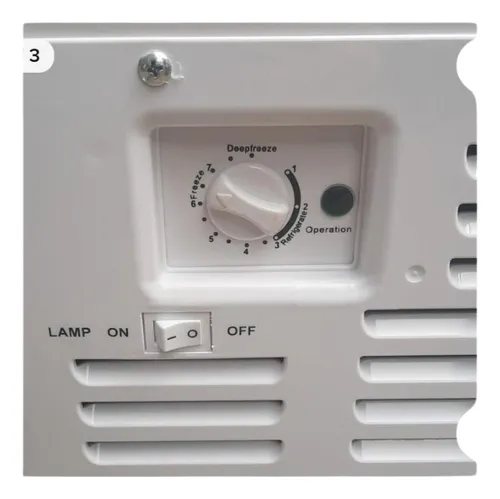 Freezer Tapa De Vidrio Kuma 336 Litros Con Luz Led