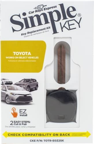Simple Rav4 Prius Llave Repuesto Para Transpondedor Tu