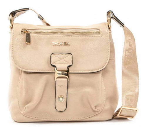 Cartera bandolera Tropea Cuoio color beige