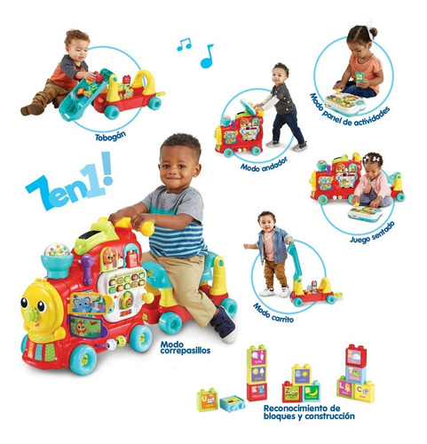 Tren Abc De Paseo Juguete Electrónico Bebé Niño Vtech