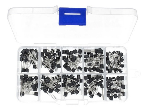 Kit Transistores Bjt To-92 200 Piezas 10 Valores