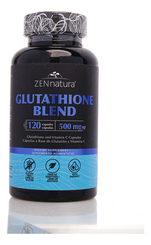 Glutatión Blend 120 Caps Zen Natura Antioxidante Sabor Sin sabor