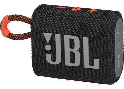 Parlante JBL Go 3 portátil con bluetooth waterproof negro 110V/220V