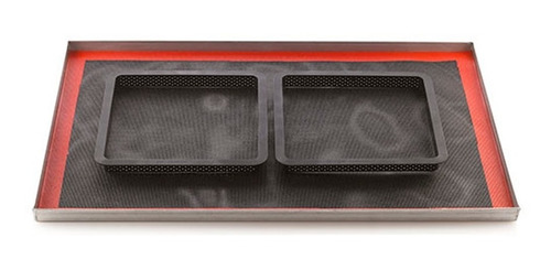 Molde Silikomart Tarte Ring Square 200x200 H20 Mm / Lauacu