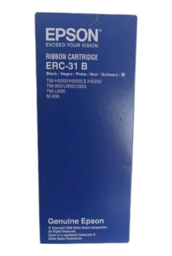 Cinta Epson Original Tmu590 M390 H5000 H5200 Ii Erc-31b Acme