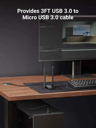 Adaptador Wifi Ugreen Ax1800 Usb Wifi 6 Para Pc De Escritori