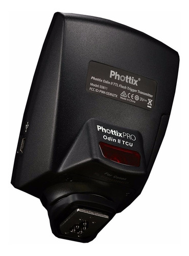 Imagen 2 de 8 de Emisor Radio Phottix Odin 2 Ttl P/ Flash Indra500 Canon