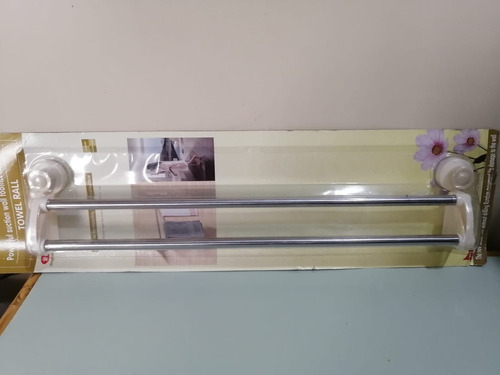 Porta Toalla De Plastico Doble