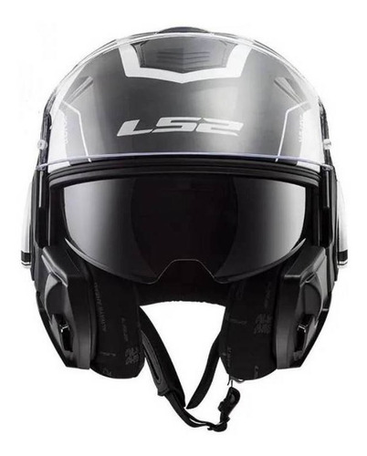 Imagen 2 de 5 de LS2 Valiant FF399 - White/Black - Lumen - M
