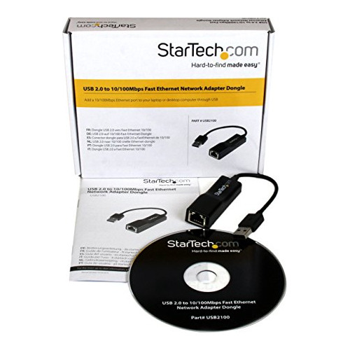 Startech.com Adaptador De Red Usb 2.0 A 10/100 Mbps Ethernet