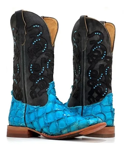 Bota couro de pirarucu cheap goyazes
