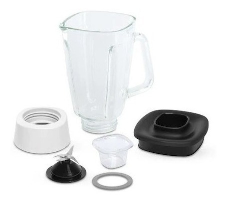 Imagen 3 de 3 de T-fal Infinyforce 12 Velocidades Color Blanco Con Vaso De Vidrio Modelo Ln8121mx Y Capacidad De 1.25l