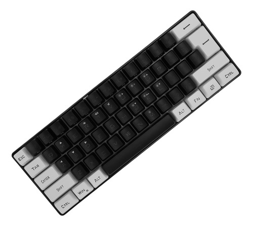 Teclado Com Fio G61 Mini Rgb Led Backlight 61 Teclas Ergonôm